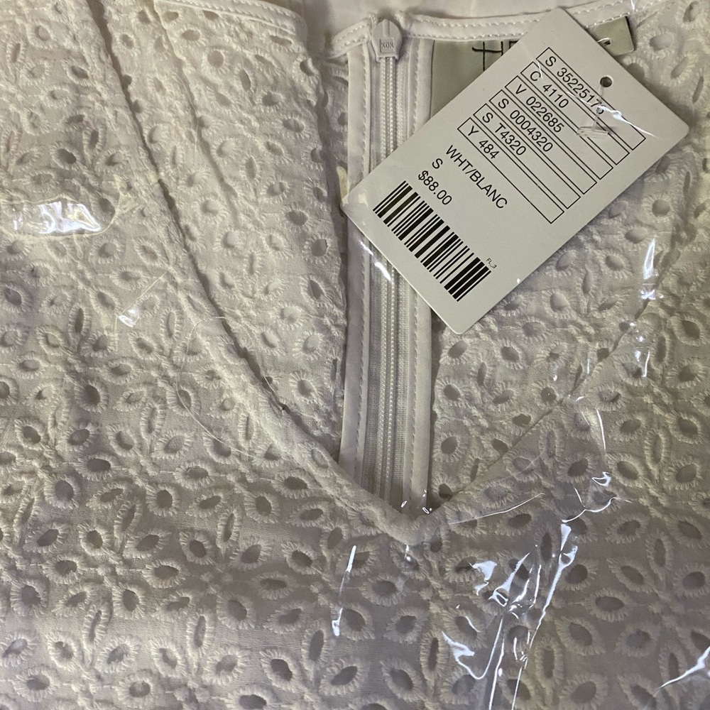 ANTHROPOLOGIE: Eyelet Poplin Tank - Picture 5 of 5